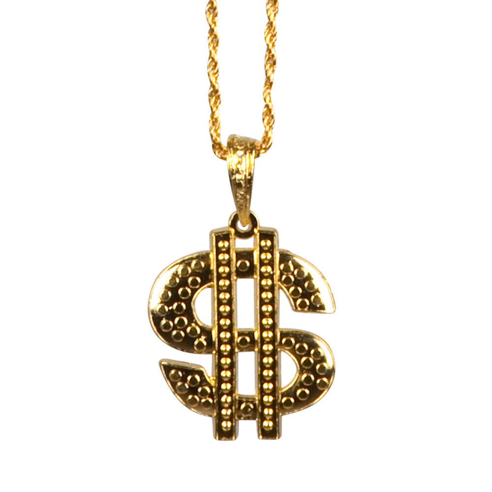 Kette Dollarzeichen Bling-Bling | Gold