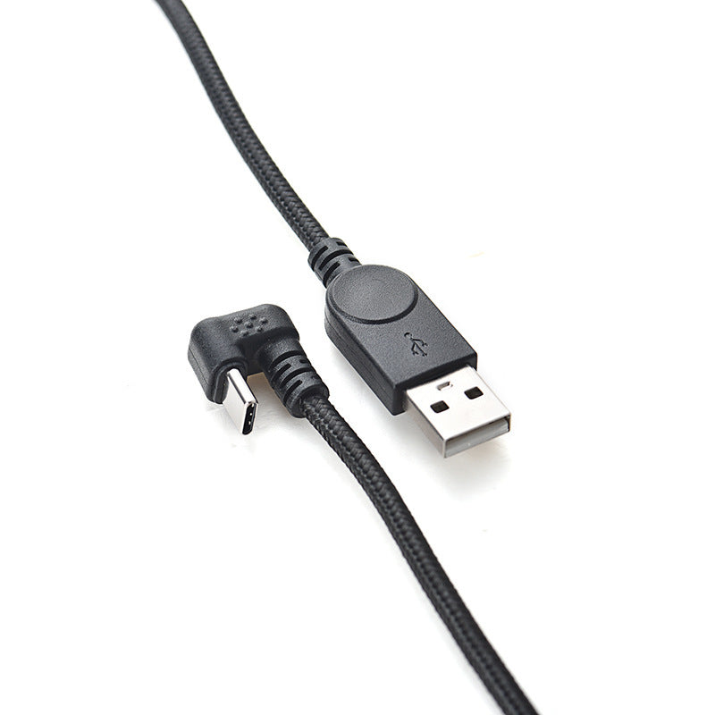 USB 3.1 Kabel 150 cm Typ C Stecker zu 2.0 A Stecker 180° U Turn Winkel | System-S