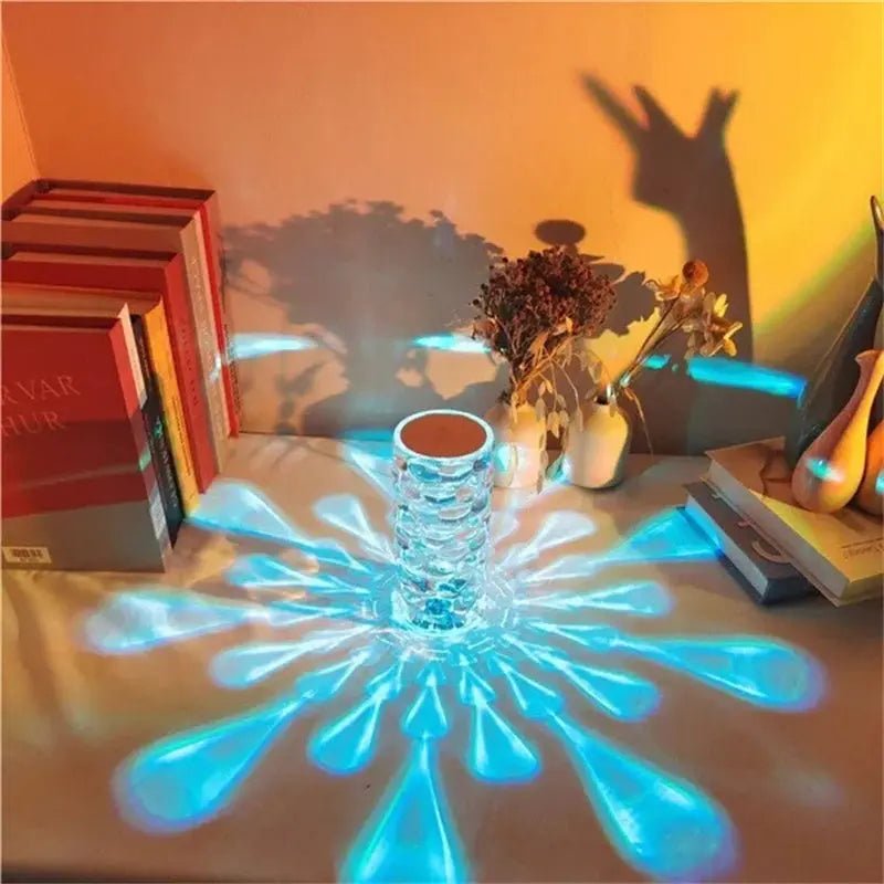 Crystal Table Lamp Rechargeable Diamond Night Light