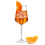 Stölzle Lausitz Weinglas mit Gravur - "Spritz up your Life"