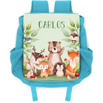 Bedruckter Rucksack für Kinder - Tiergruppe Wald