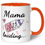 Bedruckte Tasse mit Spruch - Baby Loading in versch. Varianten