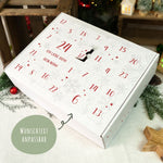 Personalisierter DIY Adventskalender mit Nummern Design zum selbst Befüllen