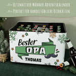 DIY Bierkasten Banderole mit 24 Deckelaufklebern - Bester Opa