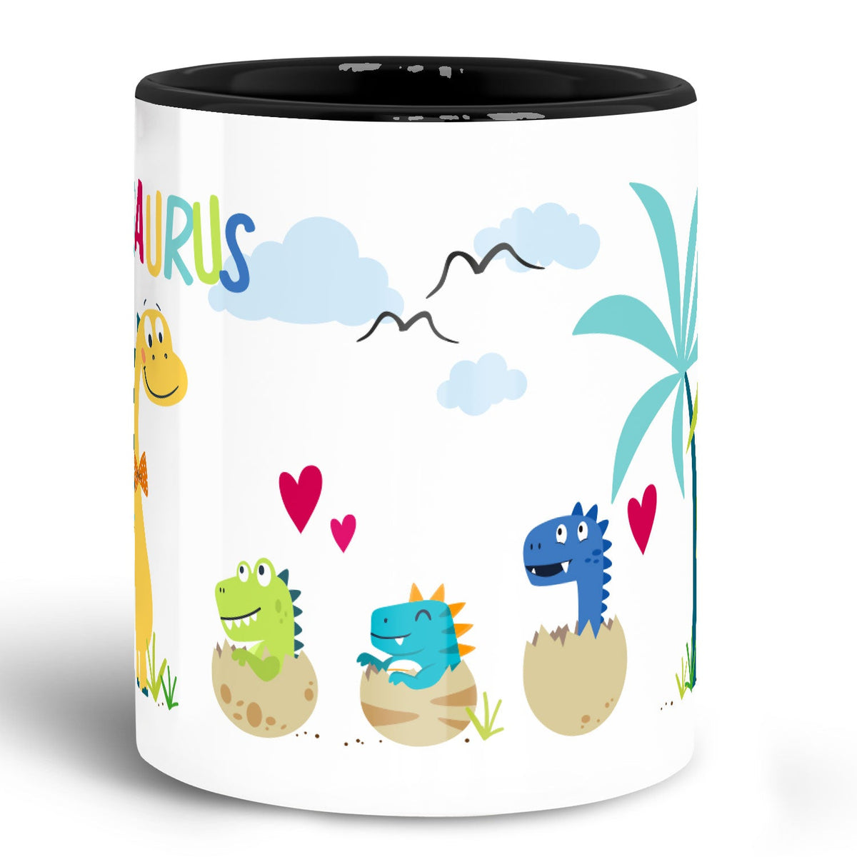 Bedruckte Tasse mit Spruch "Erziehersaurus"
