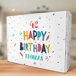 Personalisierte DIY Geschenkbox - Konfetti mit Wunschtext
