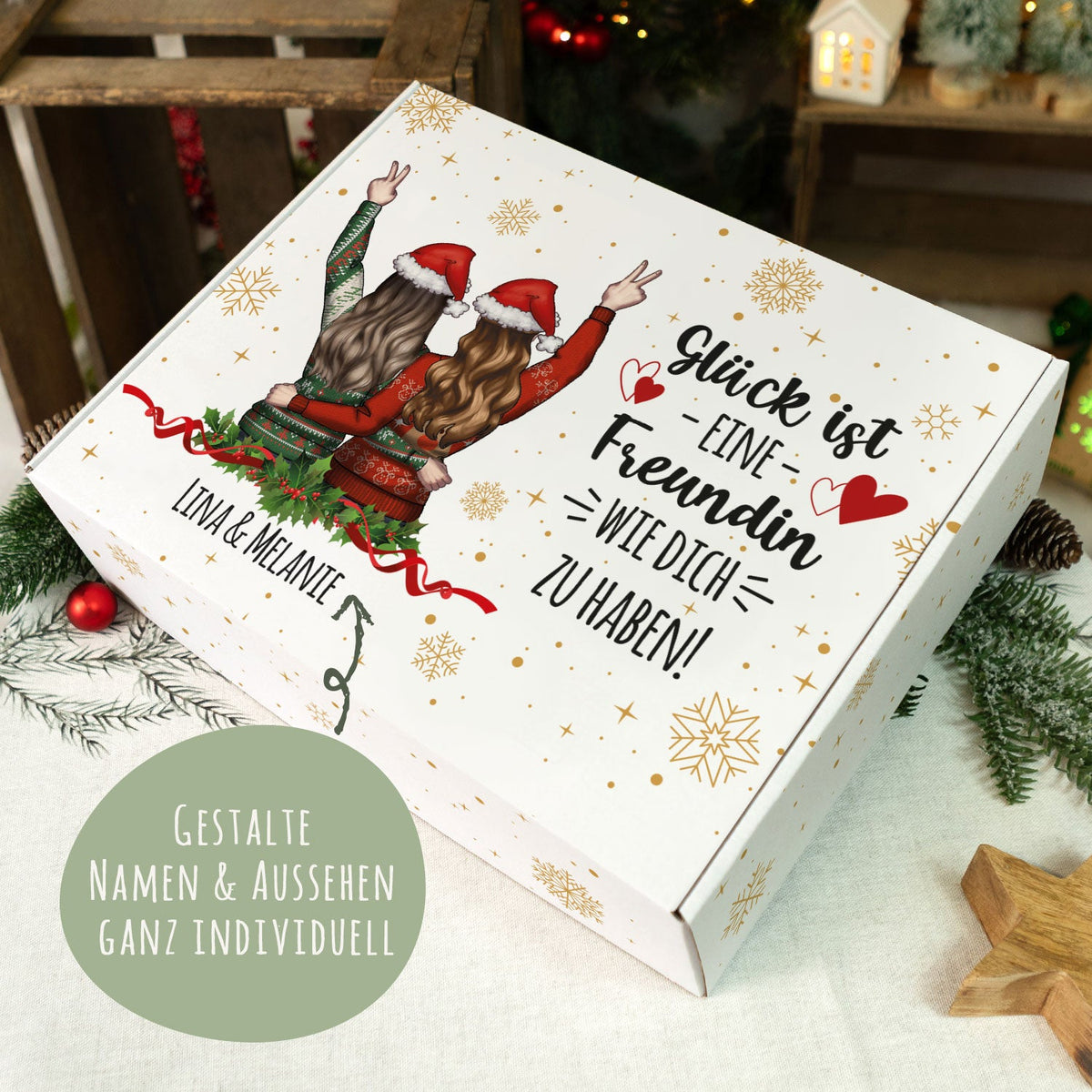 Personalisierte DIY Geschenkbox - Konfiguration Beste Freundin