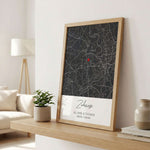 Personalisiertes Poster - Zuhause - Personalisiertes Geschenk Namma Markt