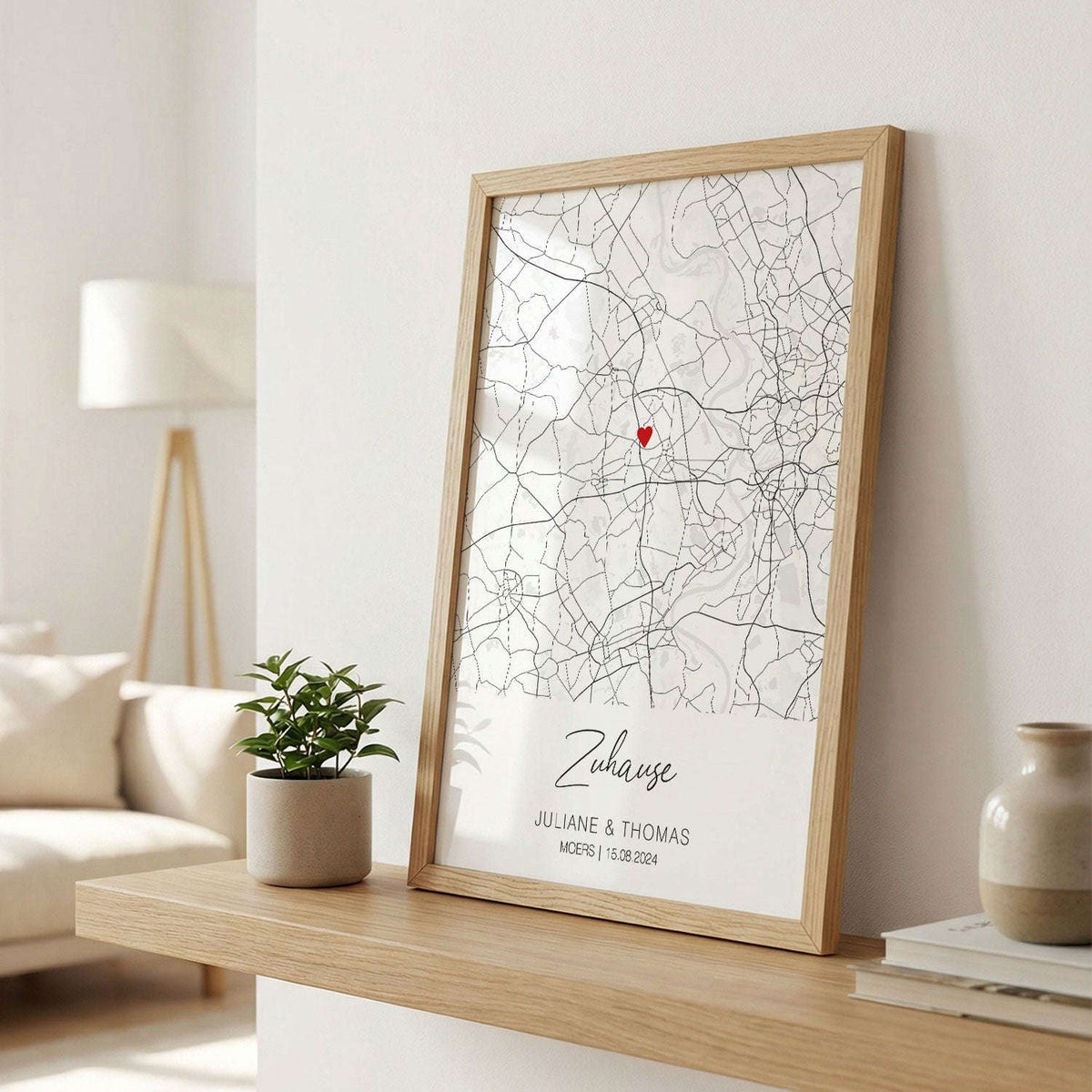 Personalisiertes Poster - Zuhause - Personalisiertes Geschenk Namma Markt