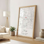Personalisiertes Poster - Zuhause - Personalisiertes Geschenk Namma Markt
