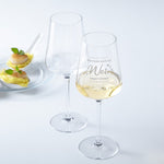Stölzle Lausitz Weinglas mit Gravur "Man muss auch mal Wein sagen"