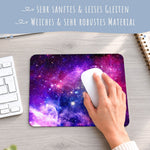 Bedrucktes Mousepad im Galaxy Design