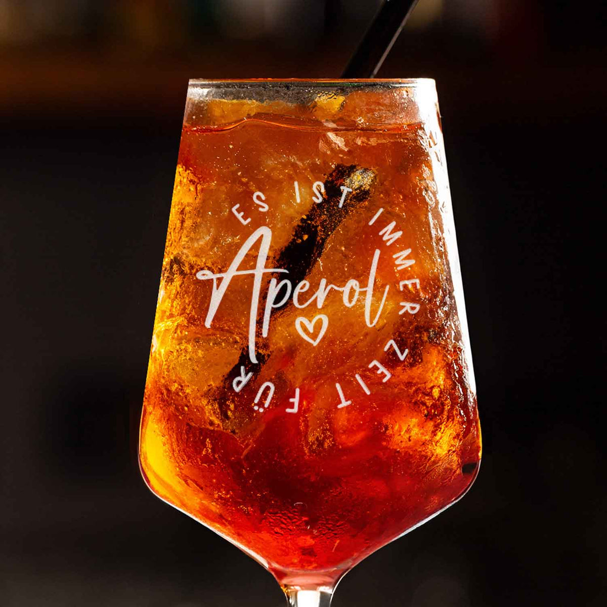 Stölzle Lausitz Weinglas mit Gravur - "Zeit für Aperol"