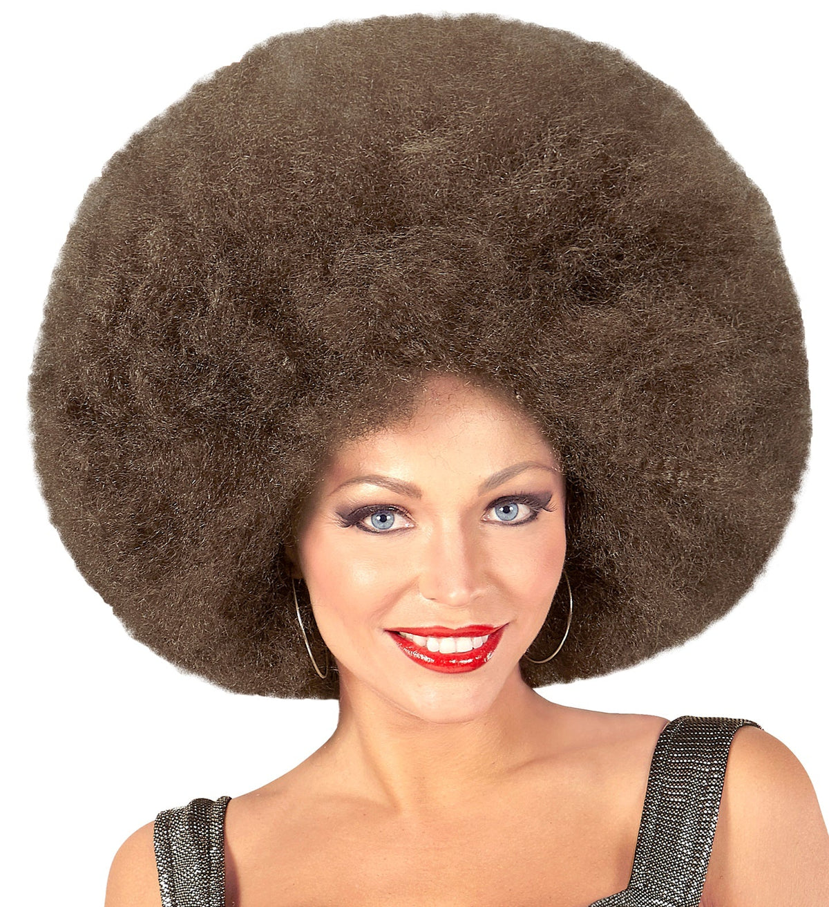 Perücke Herren "Riesen Afro" | Braun