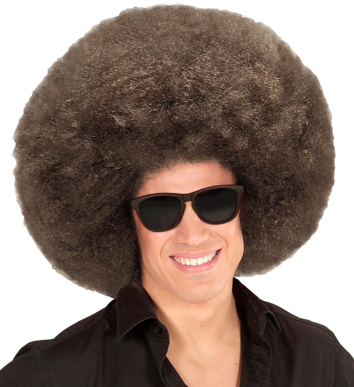 Perücke Herren "Riesen Afro" | Braun