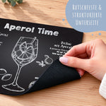 Bedrucktes Mousepad - Aperol Time Rezepte