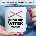 Bedruckte Tasse mit Spruch - Ich bin dein Vater