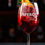 Stölzle Lausitz Weinglas mit Gravur "It's Aperol Time" Design