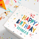 Personalisierte DIY Geschenkbox - Konfetti mit Wunschtext