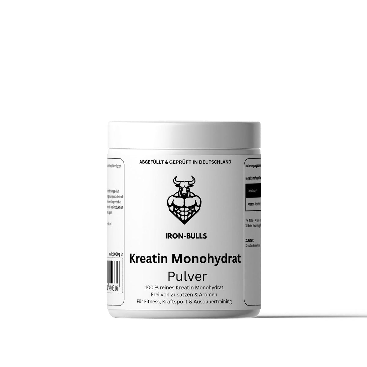 Kreatin Monohydrat Pulver 1000g – Reines Kreatin für Muskelaufbau & Kraftsteigerung
