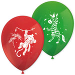 Dschungeltiere - Latexballons | 8 Stück