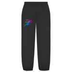 Unisex Jogginghose mit dynamischem Polygon-Runner-Print
