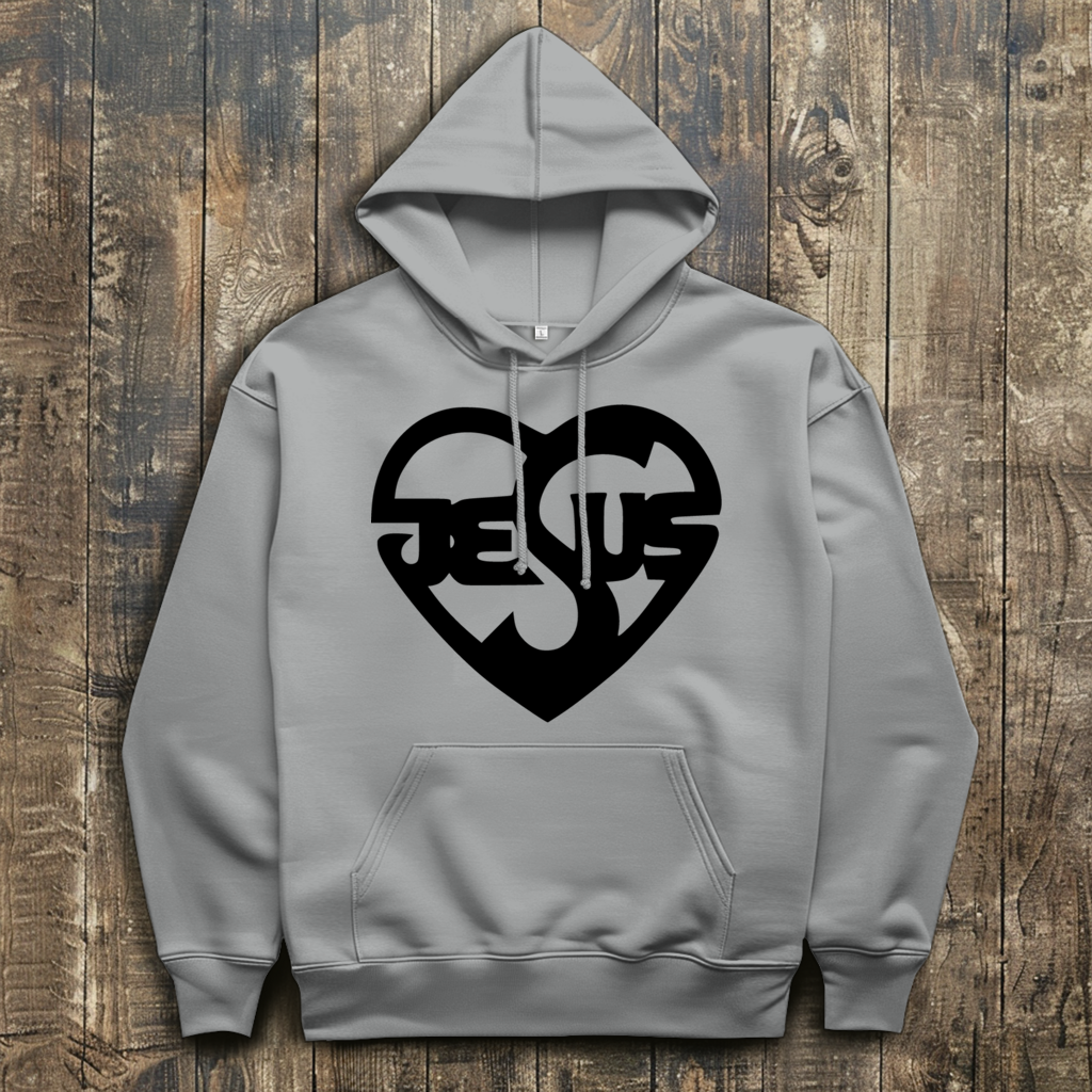 Herren Hoodie mit Jesusmotiv – Glaube & Style