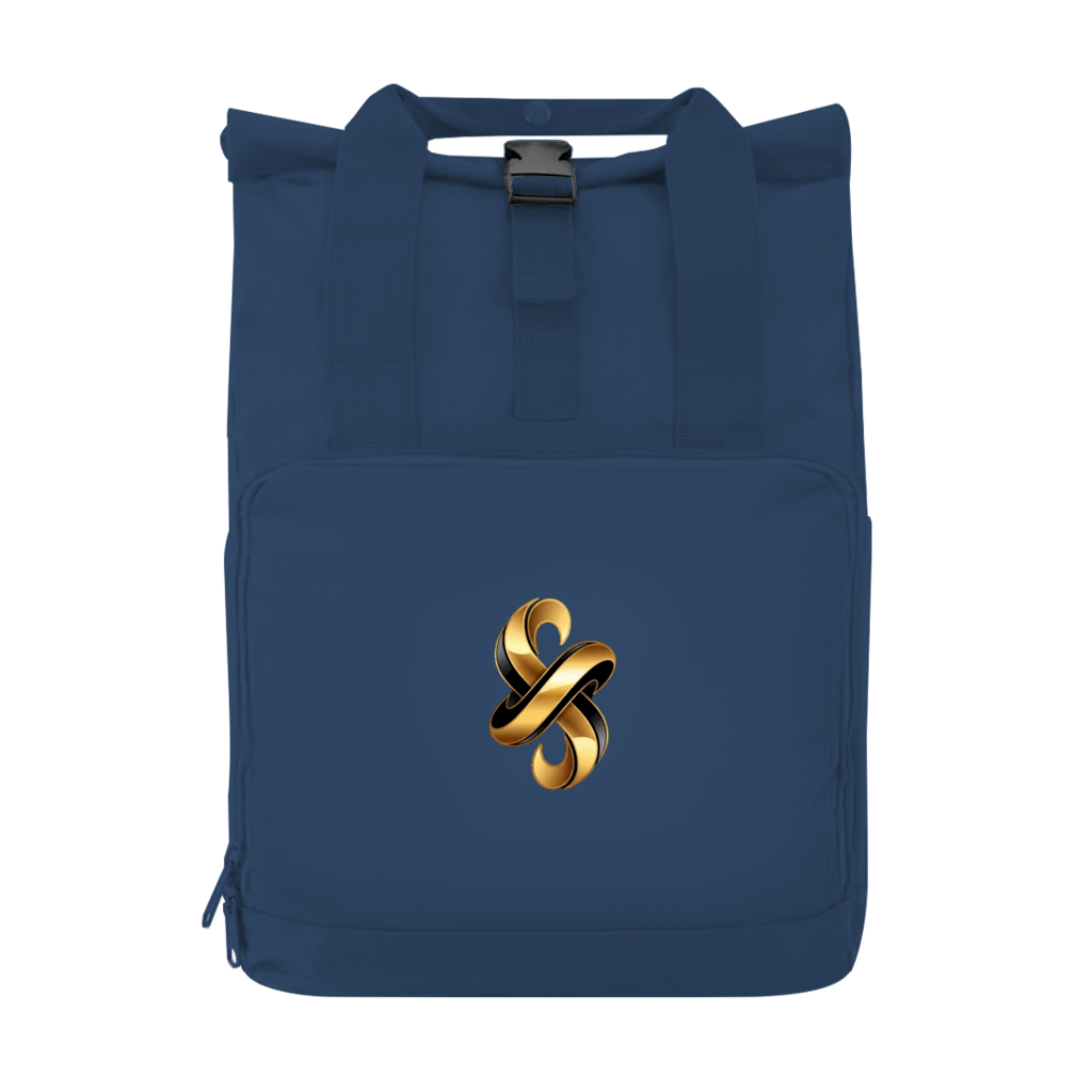 Rucksack mit Seitentasche und ESTID-Logo – Nachhaltiger Daypack