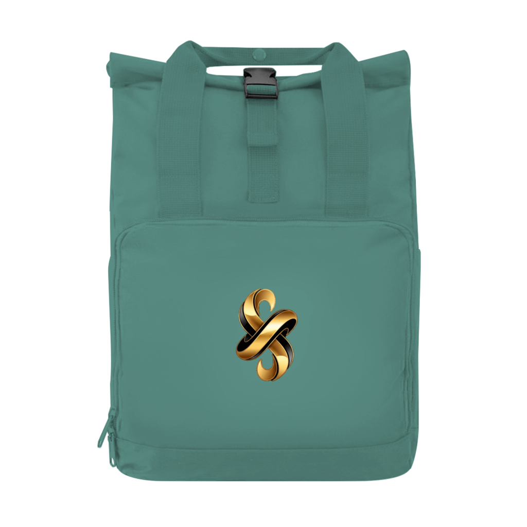 Rucksack mit Seitentasche und ESTID-Logo – Nachhaltiger Daypack