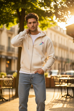 ESTID Herren Kapuzenjacke mit Läufer-Motiv | Sport & Casual