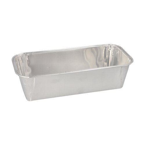 Starpak 5 Kastenformen, Alu eckig 1,09 l 6 cm x 10,2 cm x 23 cm | Schrumpffolie (5 Stück)