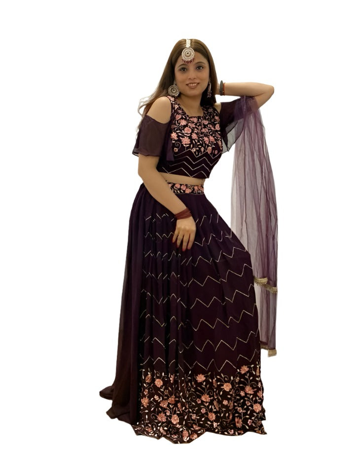 Embroidered Lehenga Choli
