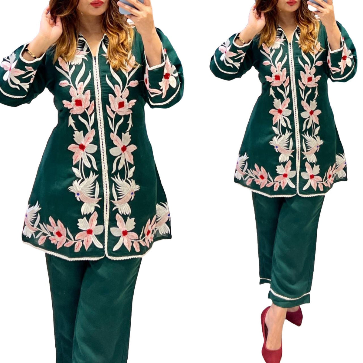 Embroidery Work Co-Ord Set In Germany