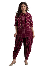 Kurta Dhoti Pant Ethnic Jacket Set In Germany