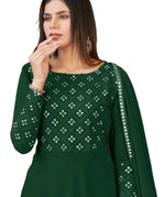 Anarkali Gown Chiffon Embroidered Churidar Gown