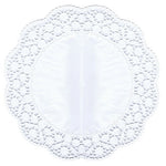 PAPSTAR Tortenspitzen rund Ø 36 cm, weiß, für Torten und Kuchen | Folie (6 Stück)