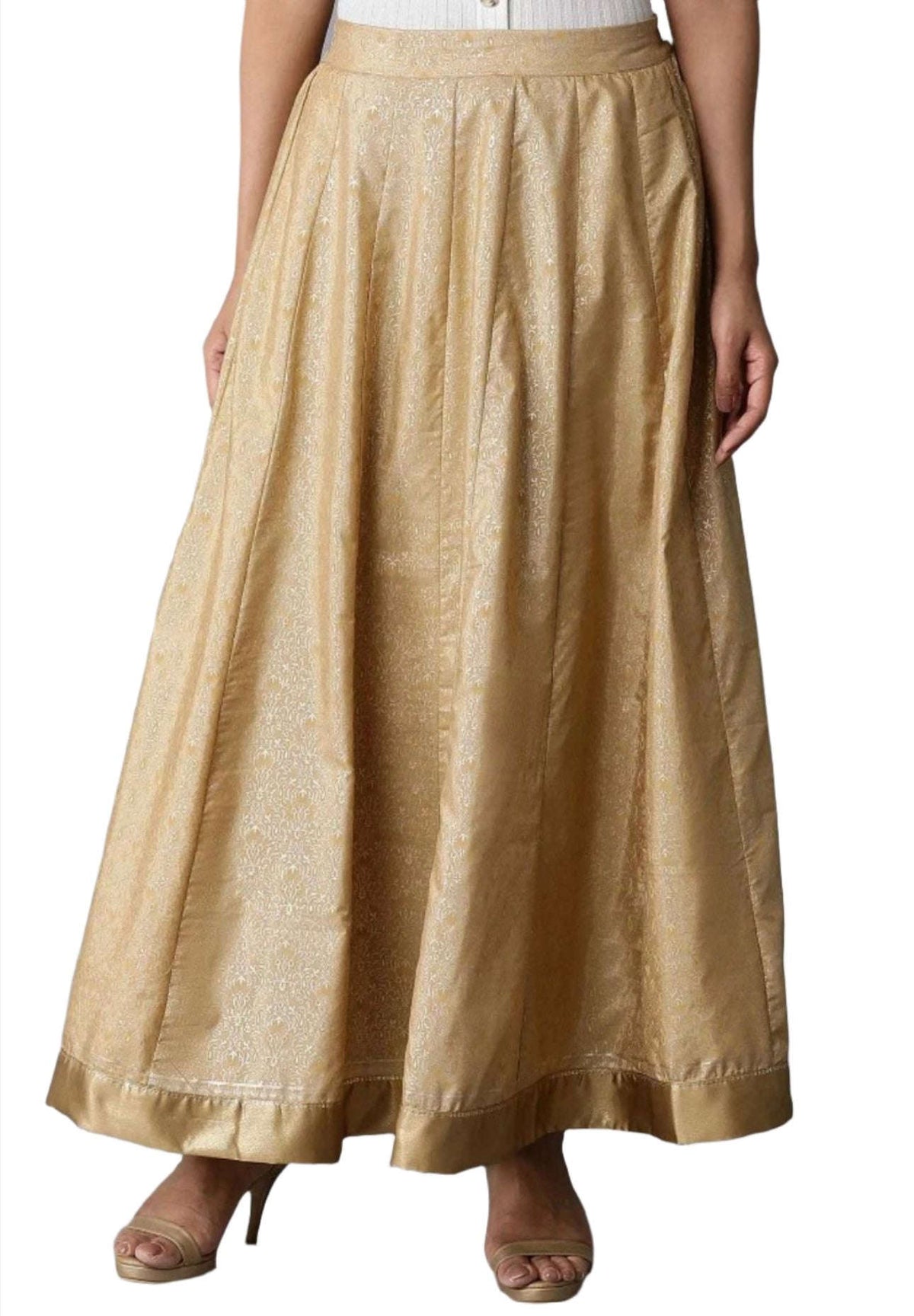 Gold Printed Skirt In Germany Namma Markt