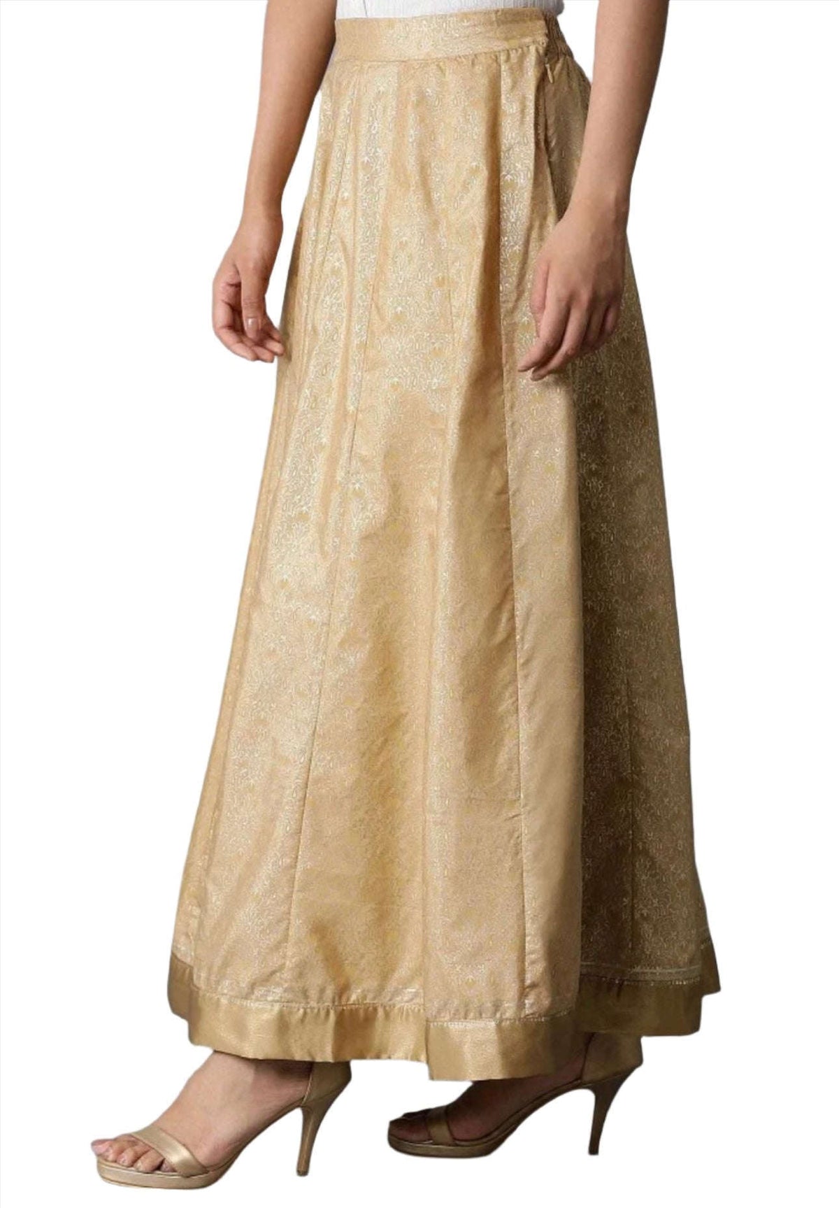 Gold Printed Skirt In Germany Namma Markt