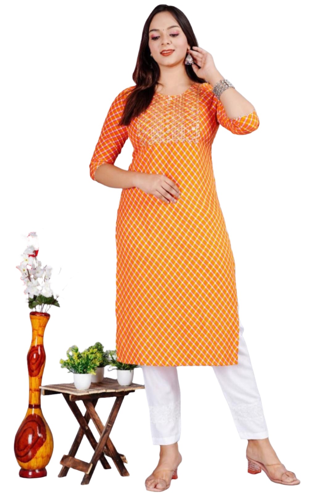 Lehariya Kurti With Pant In Germany