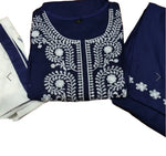 Embroidered Straight Long Kurta With Pant In Germany