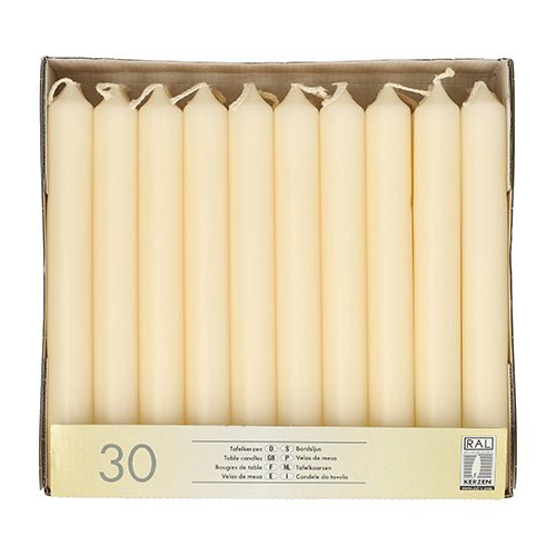 Starpak 30 Tafelkerzen Ø 2,1 cm · 19,6 cm