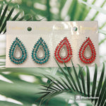 Teardrop Crystal Marquise Earrings