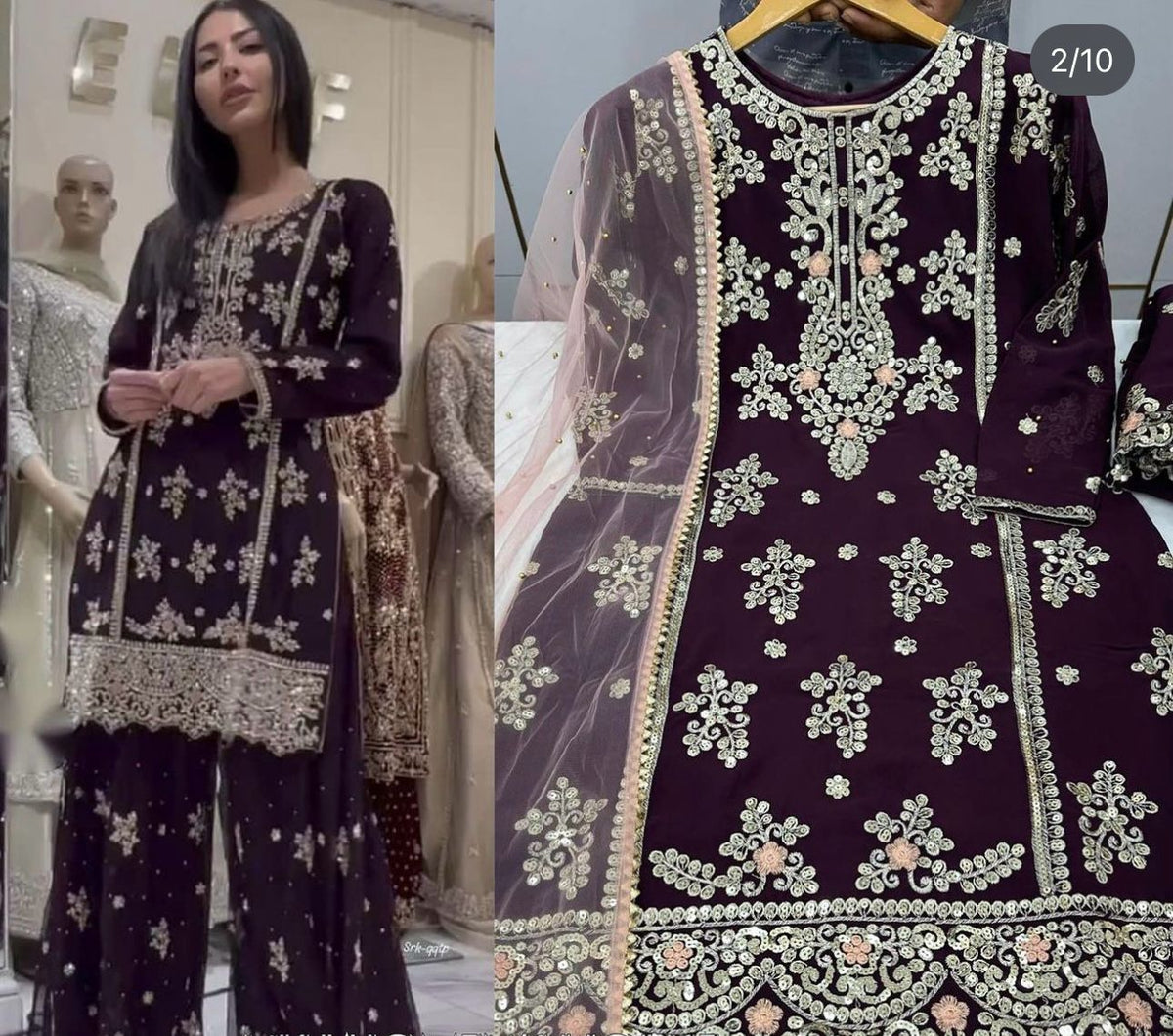 Pakistani Sharara Outfit In Germany