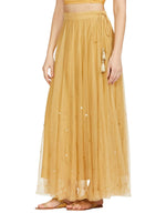 Golden Net Long Skirt In Berlin