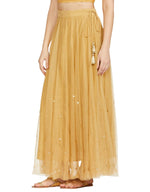 Golden Net Long Skirt In Berlin