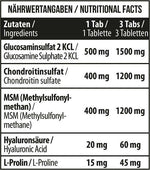 MST - Glucosamine Chondroitine MSM HYALURON - 90 Tabletten