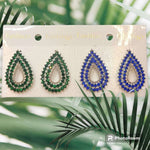 Teardrop Crystal Marquise Earrings