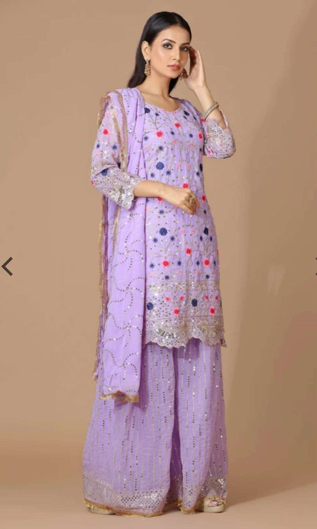 Pakistani Sharara Suit Set in Germany