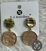 Geometric Shell Earrings Namma Markt