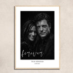 FOTO-POSTER DRAMATISCH IM REGEN personalisiert
